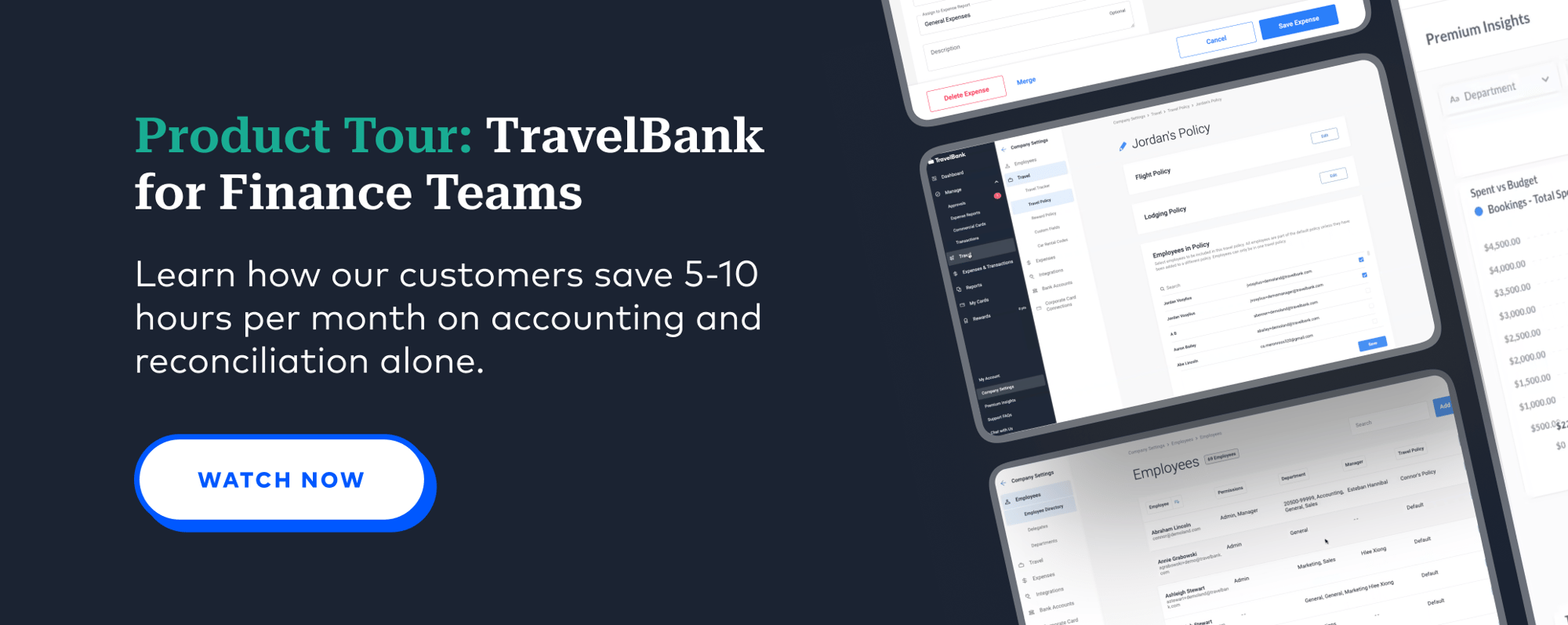Product Demo for Finance Teams